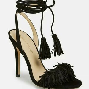 Ivanka Trump Black Hettie Wild Thing Sandals